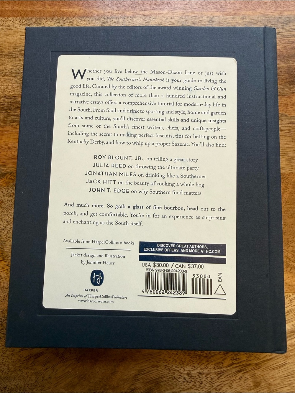 The Southerner's Handbook - Navy Blue & Orange Decorative Hardcover - Picture 2 of 4